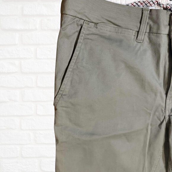 Ben Sherman Signature Slim Fit Stretch Chino Pants 32x32 Olive Green Cotton - Picture 2 of 7